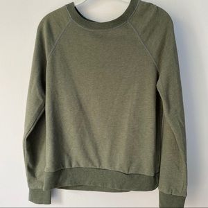 H&M Army Green Crewneck